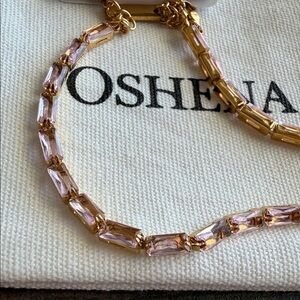 Oshena Gold and Pink Bracelet